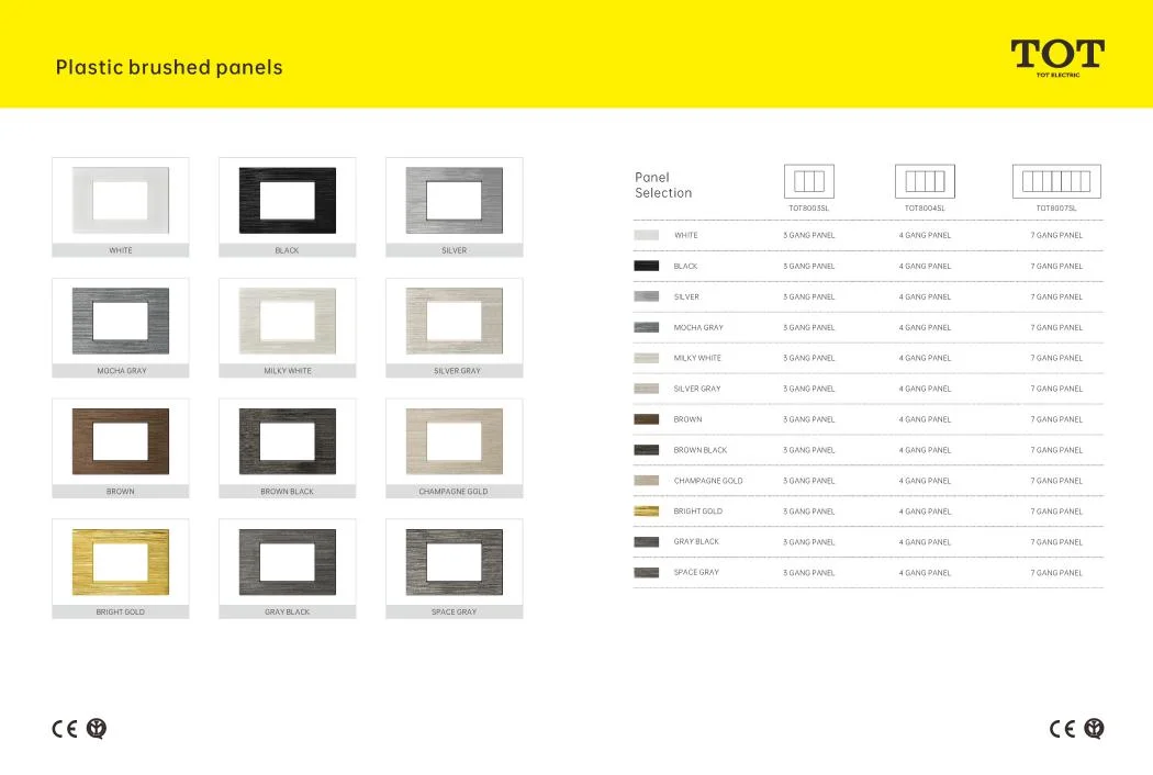 7 Gang Wall Switch and Socket Outlets for Italy and Europe