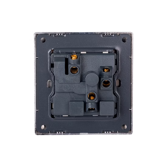 Белая розетка, Таиланд, 1-местная, 15А, переключаемая розетка, базовая настройка