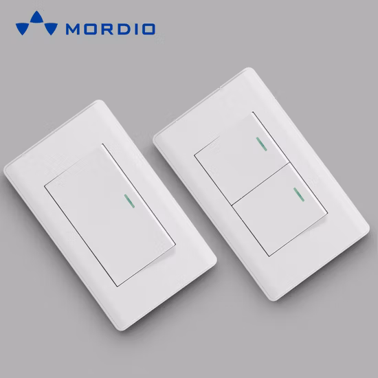 Высококачественные материалы для ПК, привлекательная цена, 2-местная американская розетка